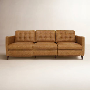Appiah Power Recliner Sofa Tan Leather