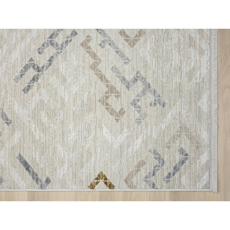 Sophie cream Rug, Rectangle 160 x 230cm