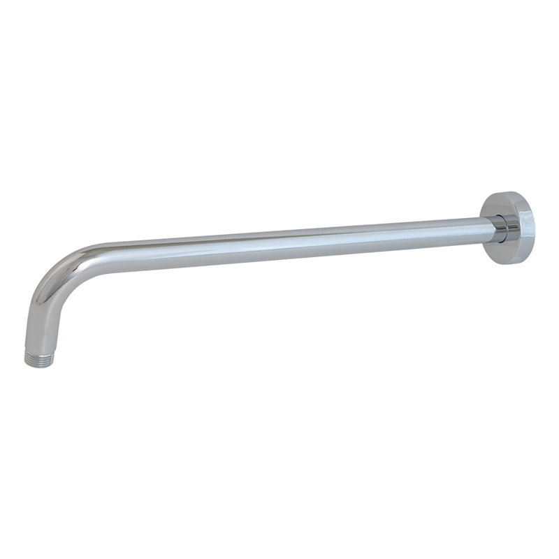 Cigno Wall Mount Shower Arm, Polished Chrome