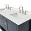 Ensemble de meuble-lavabo double 61 po Abby-87226830