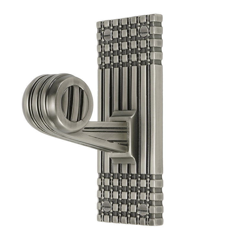 WILTON LARGE HOOK; SATIN NICKEL FINISH, Antique Nickel