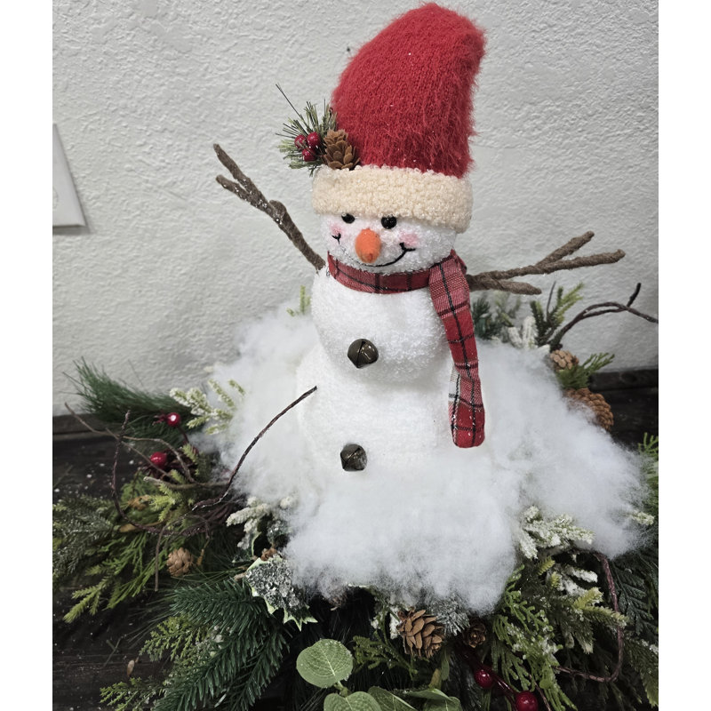 Snowman Sled Centerpiece