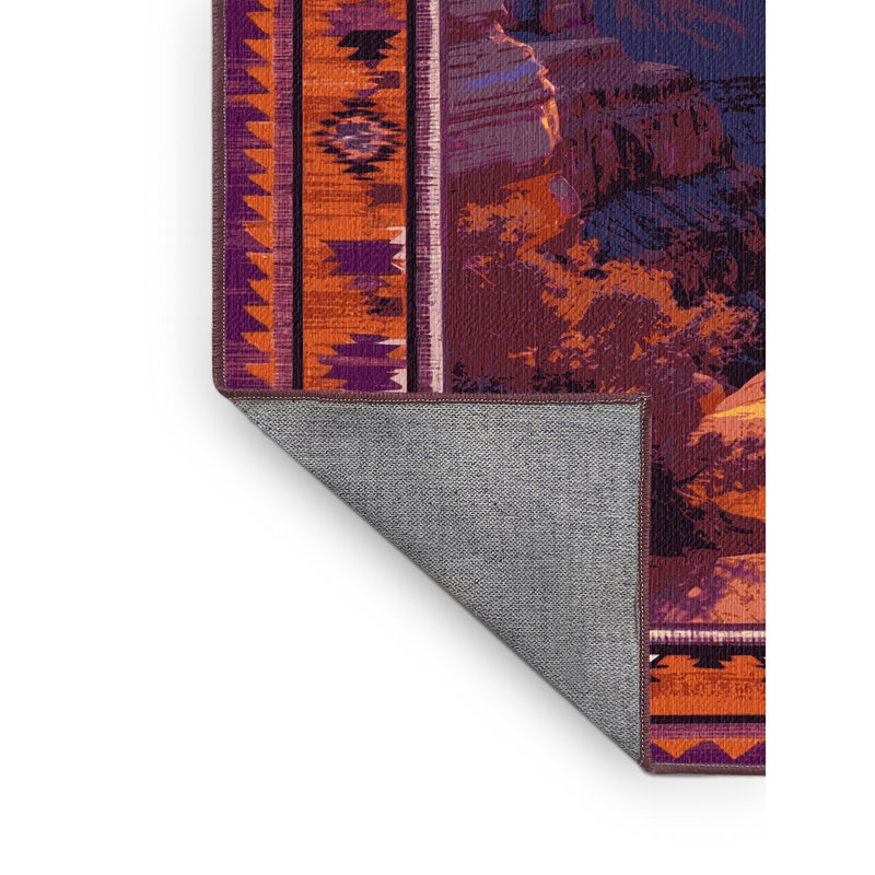  Tapis lavable Sunrise Canyon, Rectangulaire 3 pi x 5 pi