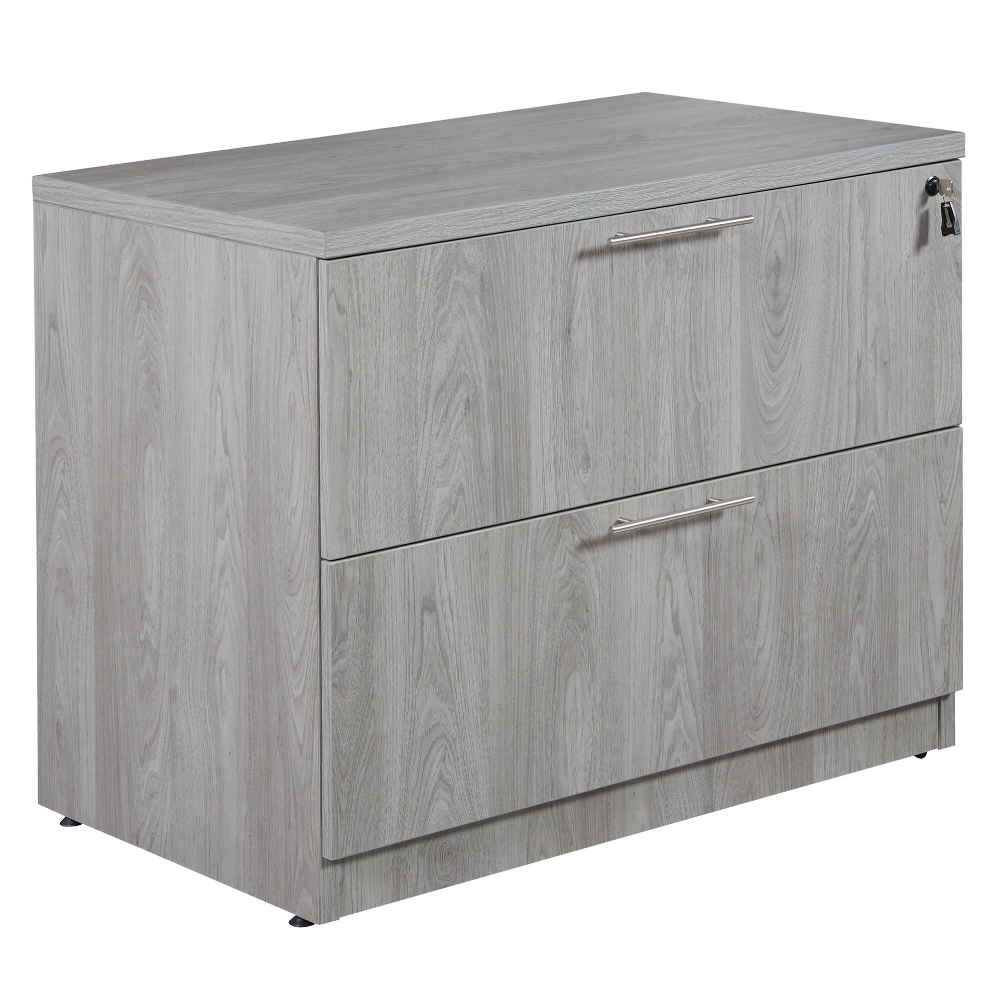 Union Rustic Deliylah 2Drawer Lateral Filing Gray Oak Wayfair