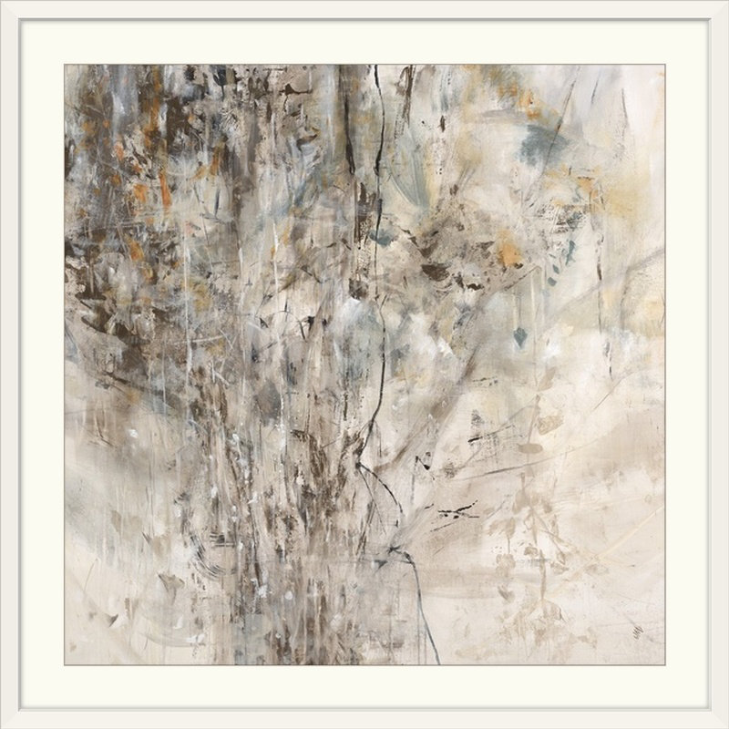 'guirlande de gingembre', Cadre blanc, 24" H x 24" L x 1" P