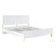 Grand lit Gaines au fini gris ultrabrillant-87361241-87361242