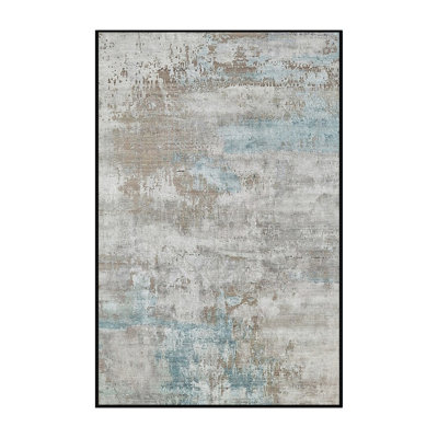 Tapis gris / bleu Cardi