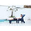 Méridienne d'extérieur pour piscine, bleu marine avec 5 positions, roues et porte-gobelet, chaise longue d'extérieur-1138459595