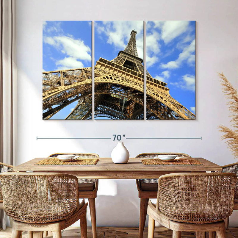 Lilie Towering Eiffel Tower Paris, 42" H x 65" W