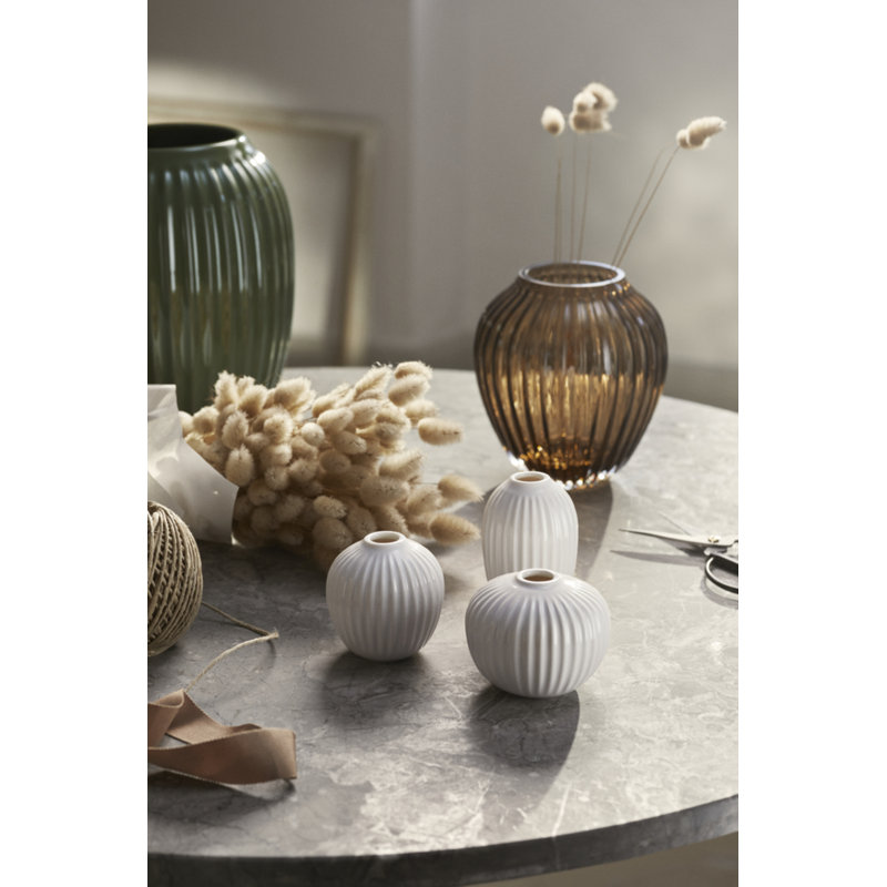 Hammershøi Stoneware Table Vase, 8.3" H x 6.7" W x 6.7" D