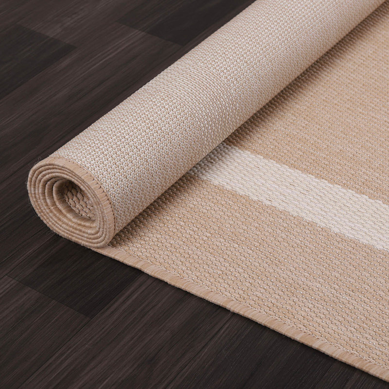 Waikiki Beige Indoor/Outdoor Rug, Beige, Rectangle 8' x 10'