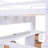 Loft Bed With Desk, Charging Ports, And Ample Cabinet Space - White Wood Structure Full Size Drawers, Bedside Tray Strong-209749306