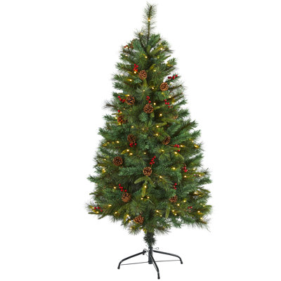 Lighted Artificial Christmas Tree