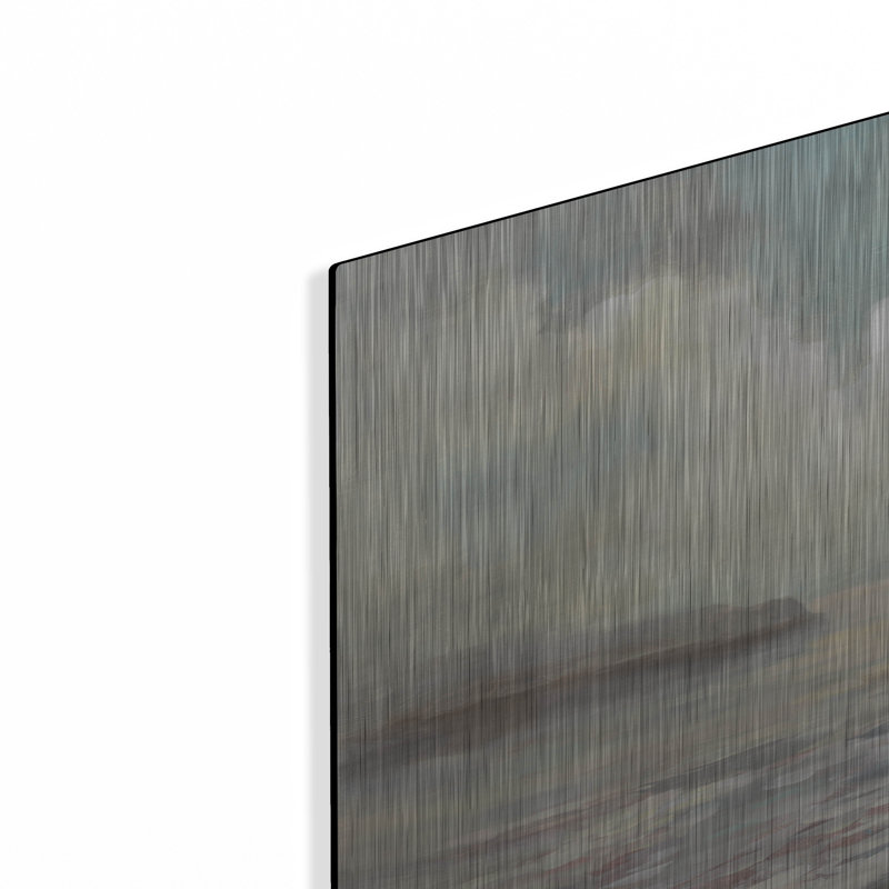 Art mural luxueux «Distant Island» par Silvia Vassileva, 24 po x 16 po, H 24 po x l 16 po