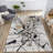 Multi-Colored Abstract Patterned Decorative Rug-799882897