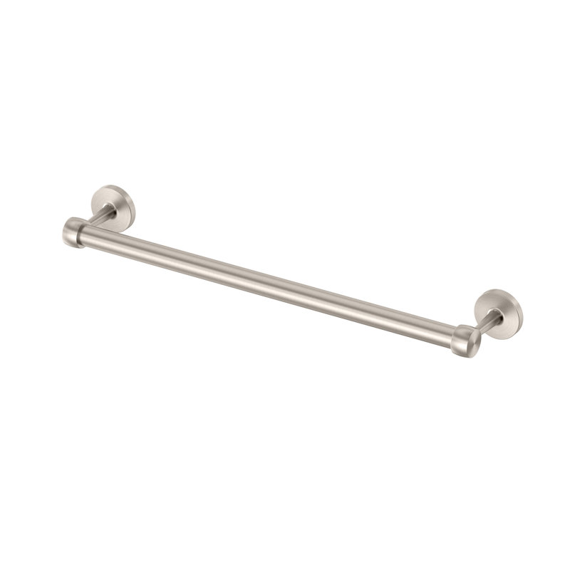 Porte-serviettes mural en nickel satiné de 18 pouces Gibson, L 18 po, Nickel satiné