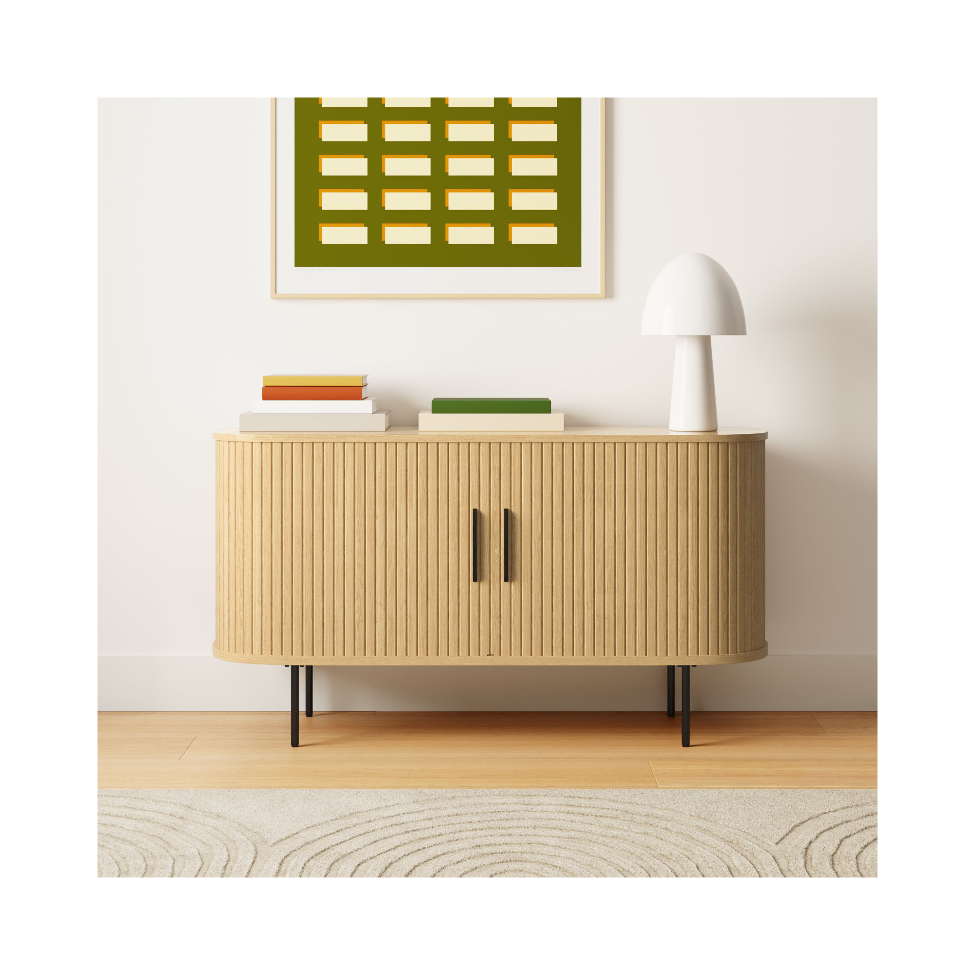 Iris 55" Sideboard, Natural Oak