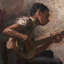 The Banjo Player Print by Thomas Eakins