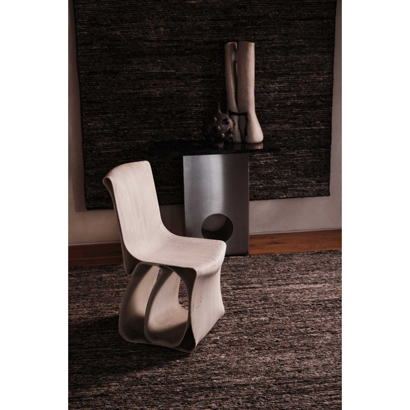 The Rug Company Rove Area Rug, Charcoal, Rectangle 6' x 9'