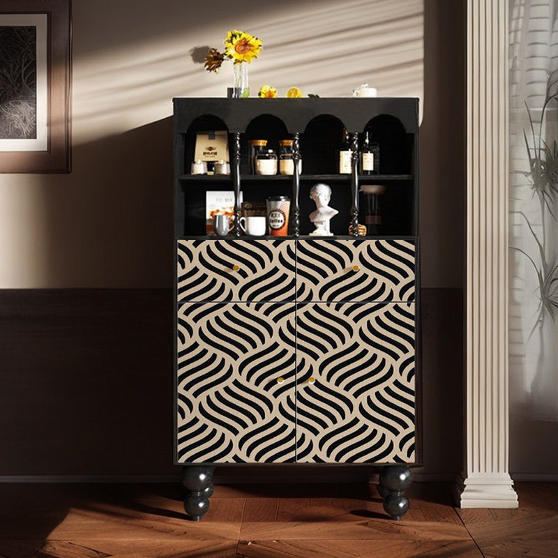 Armoire décorative moderne en bois
