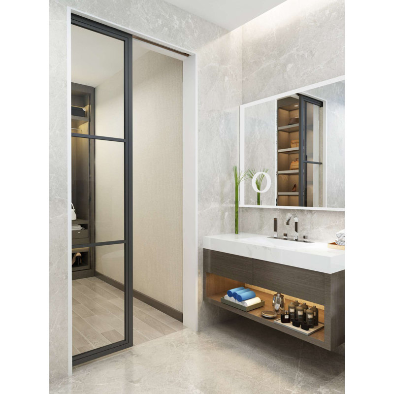 Heavy Duty Aluminum Pocket Door Frame for 2x4 Stud Wall