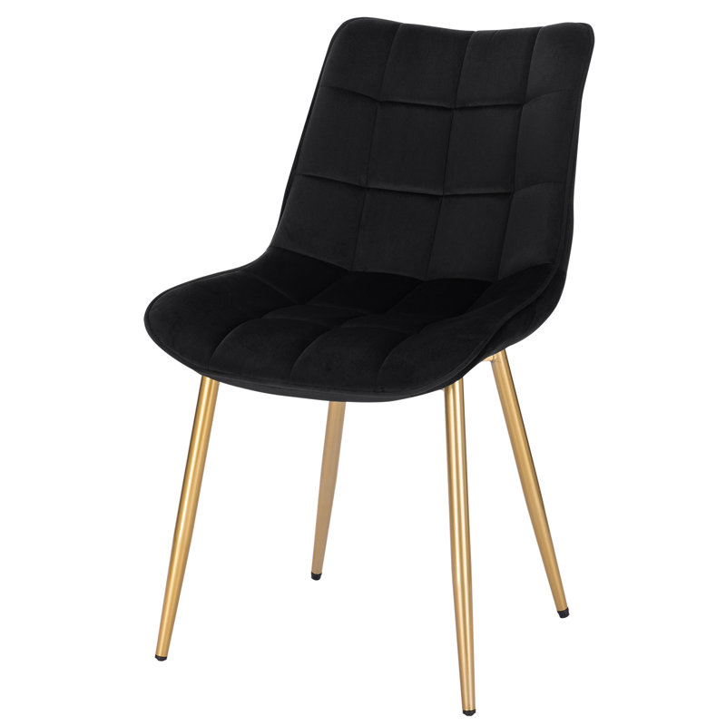 Stalnaker Upholstered Dining Chair, Black