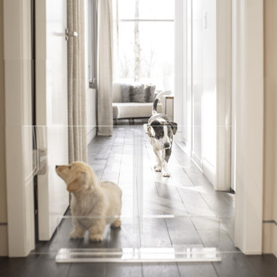 Low View Panel Freestanding Pet Gate