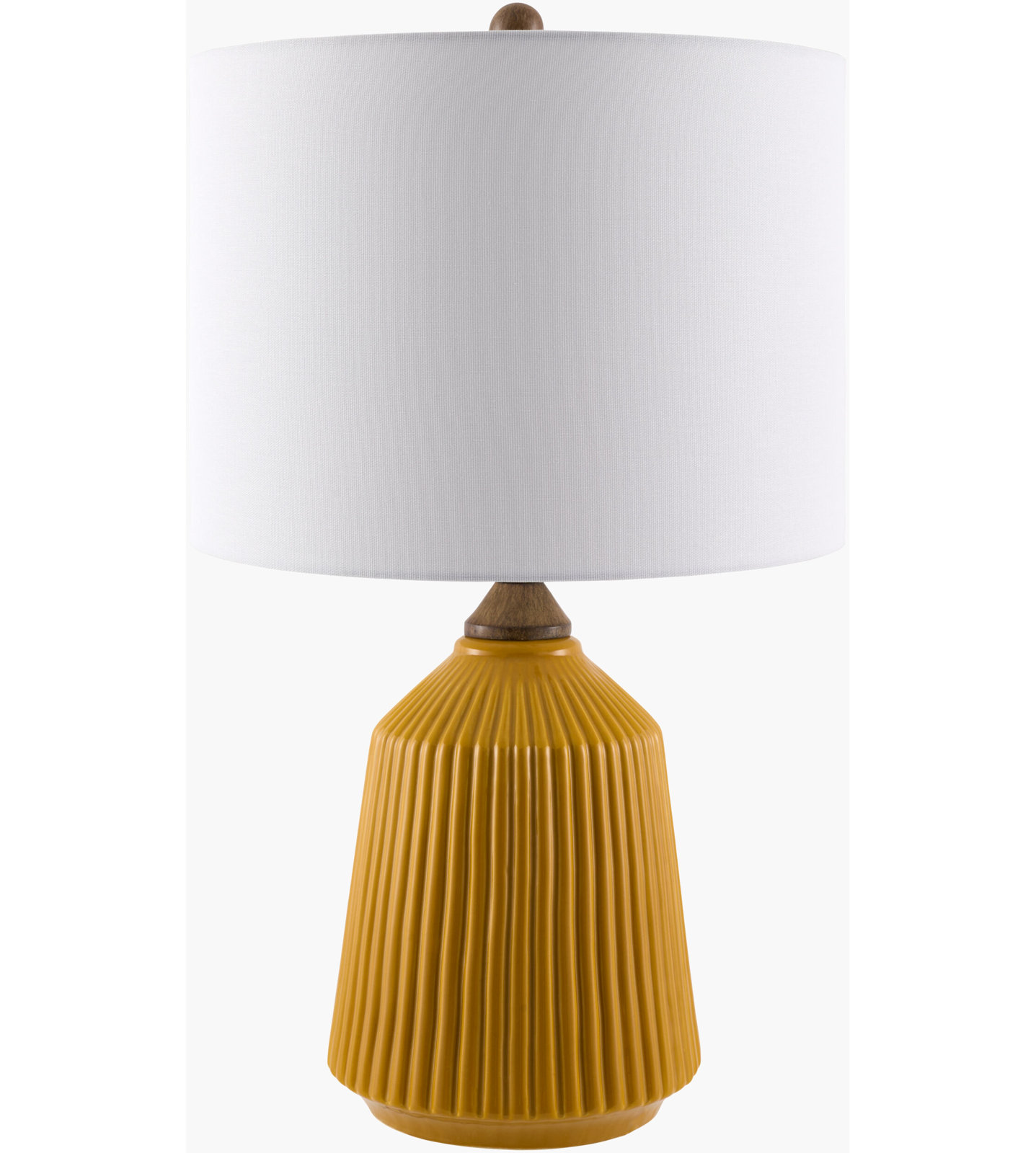 Teasley Ceramic Table Lamp, Yellow