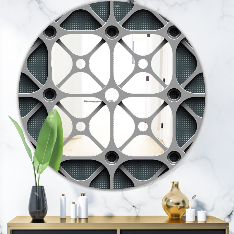 Miroir scandinave 23 Mid-Century, H 23,6 po x l 23,6 po