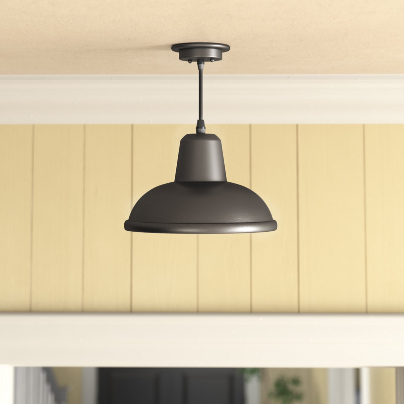Luminaire suspendu en forme de dôme à 1 lumière Holbeach