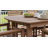 Rectangular HDPE Outdoor Dining Table With Umbrella Hole-1771815239