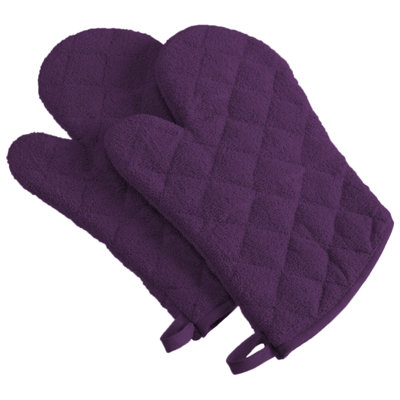 Design Imports Cotton Blend Oven Mitt Set