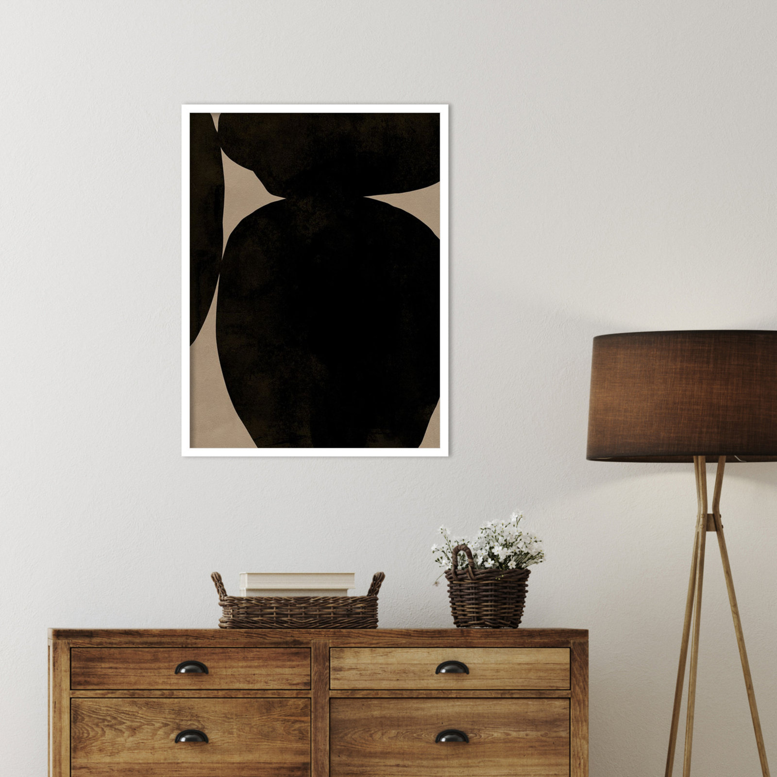 Heirloom Orbs II by Jacob Green, 33" H x 25" W x 1" D, White