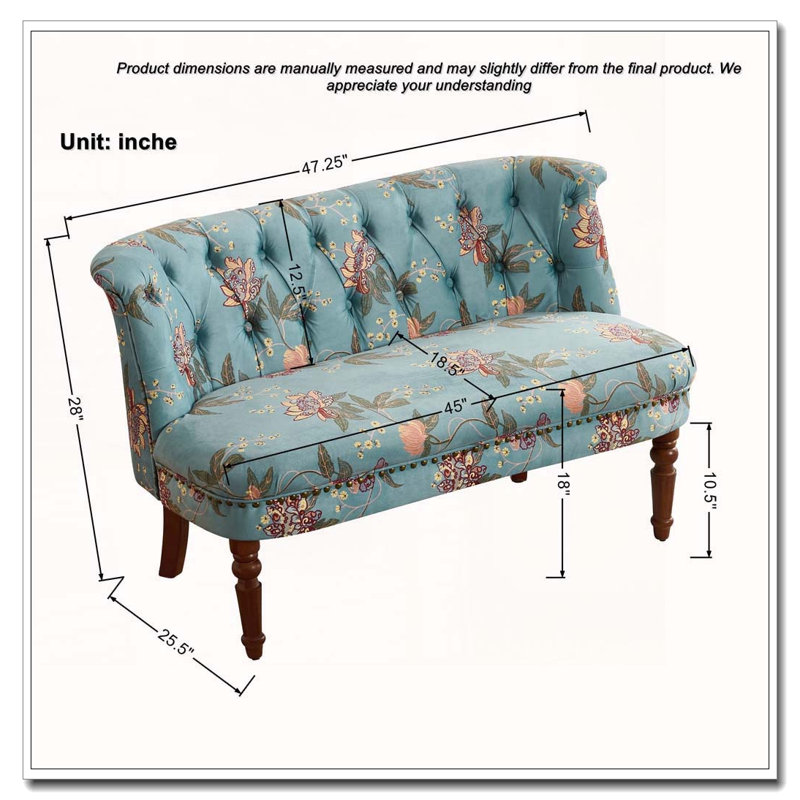 Fauteuil d'appoint, fauteuil de salon simple, Bleu Tiffany