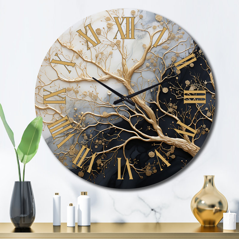 Horloge murale Golden Tree Tree, Grand