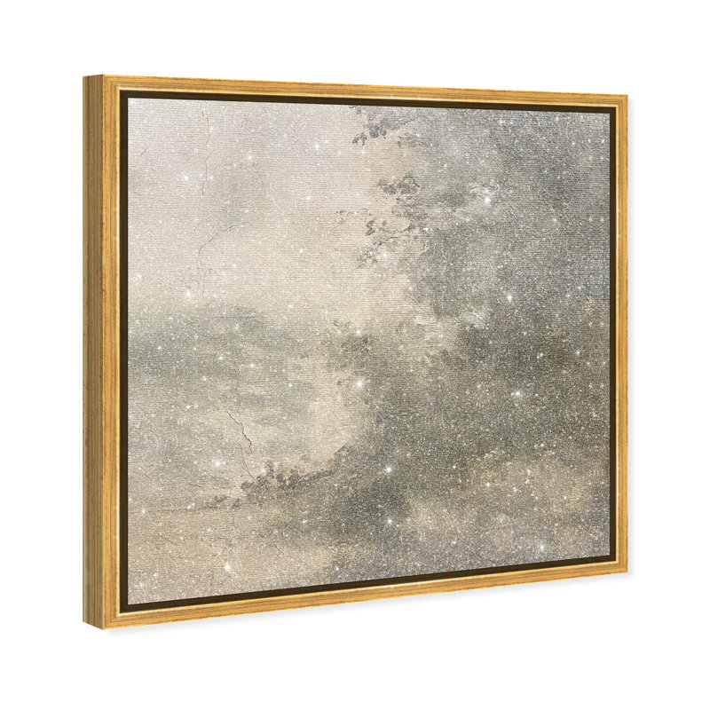 Crumbled Verdancy Canvas Landscape & Nature Print by Oliver Gal, Black Frame, 12 x 12, 31"H x 31"W, Gold Frame