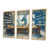 Toile naturelle avec cadre flottant