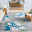 Tapis floral gris / ivoire en laine / coton touffeté à la main Jardin 403-108598497