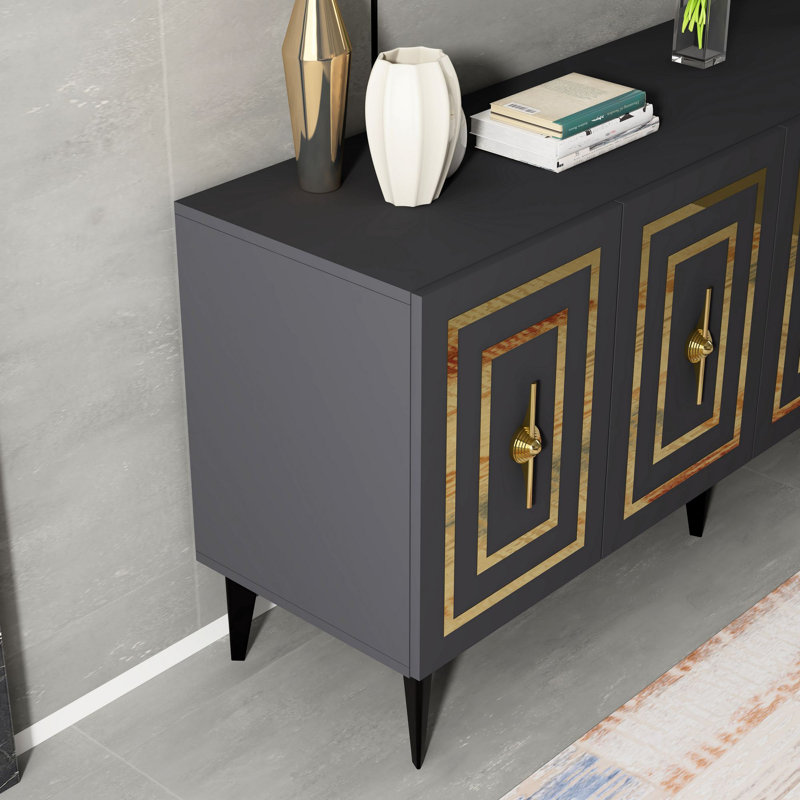 Olivia 150cm Console Table, Grey