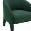 Fauteuil d'appoint en chenille vert forêt Kris-120095353