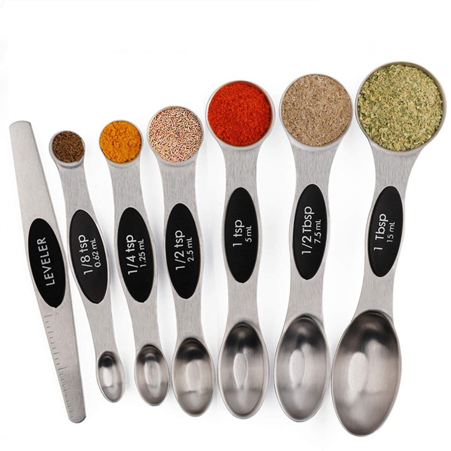 Cuisinart Stainless Steel Magnetic Measuring Spoons | Set of 6
