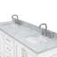Meuble-lavabo double 72 po avec plateau Abita-93359371