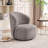 Maresia Oversized Fully Assembled Swivel Chairs, Boucle Upholstered Swivel Barrel Chair, Large Accent Chair-1719671499