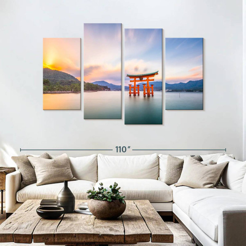 Lilie Torii Gate Hiroshima, 54'' H x 84'' W