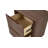 Kirsty Solid Wood 2 Drawer Nightstand Brown