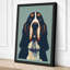 Dignified Basset Hound Modern - Wrapped Canvas-998623530-998623531