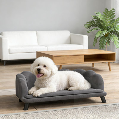 Lit pour animaux spacieux avec coussin amovible