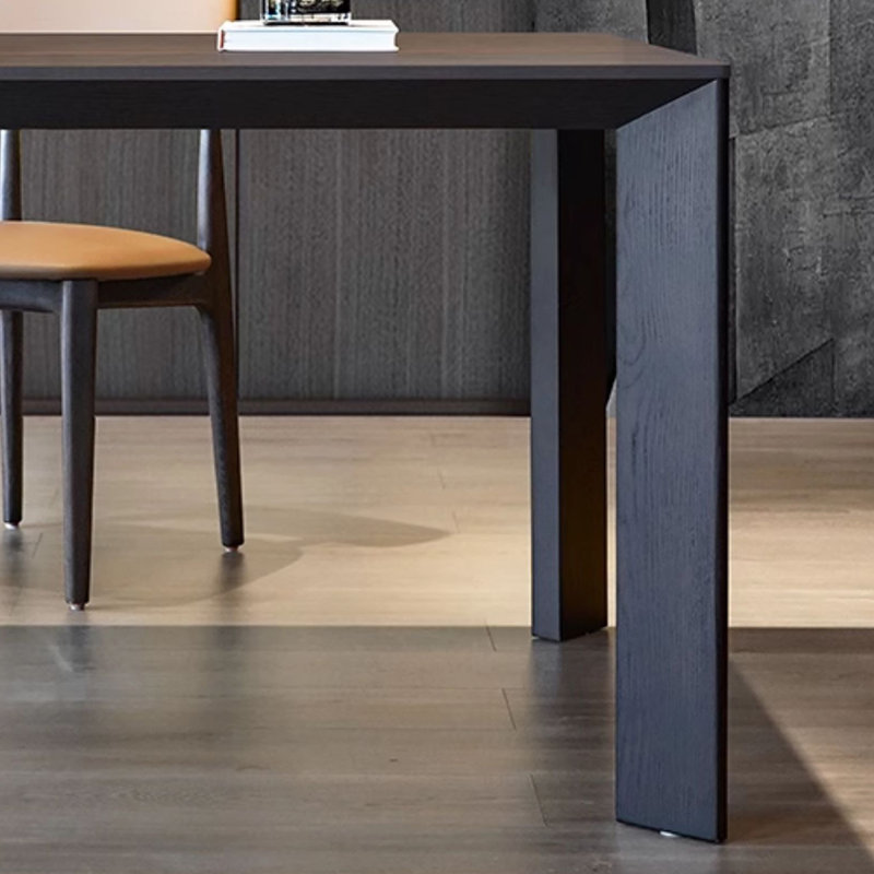 Bureau simple en bois massif avec une surface spacieuse, Tanné, H 29,53 po x l 78,74 po x P 39,37 po