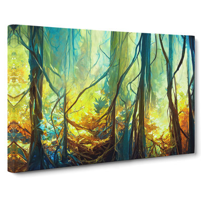 Forest in Abstract Vol.5 - Wrapped Canvas