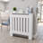 Rio Radiator Cover with Vertical Slats, Freestanding Radiator Cabinet, White-113630603
